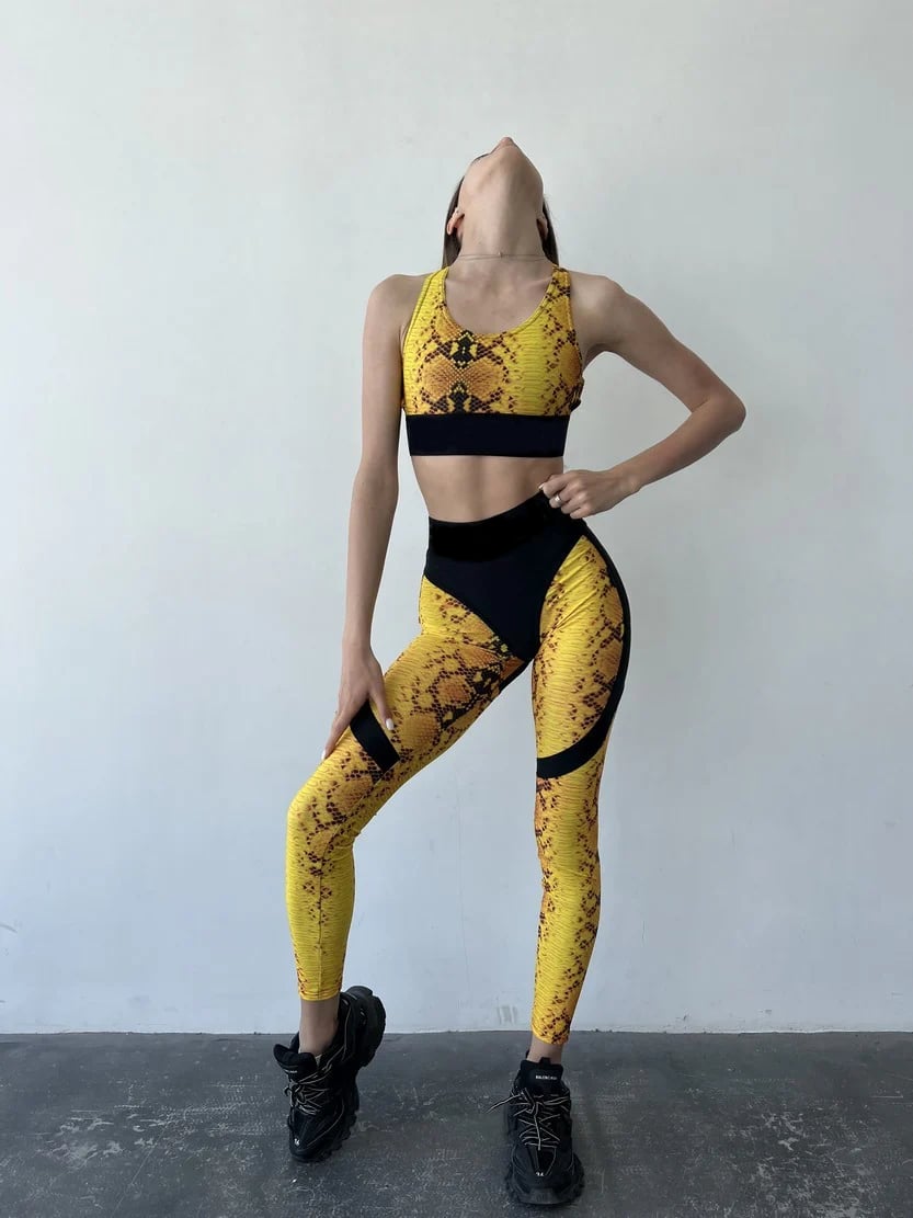 Sexy Pattern Sculpt Hip Lift Leggings