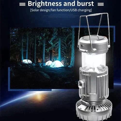 🔥🎁Hot Sale 49% OFF🎁🔥Portable LED Camping Lantern With Fan