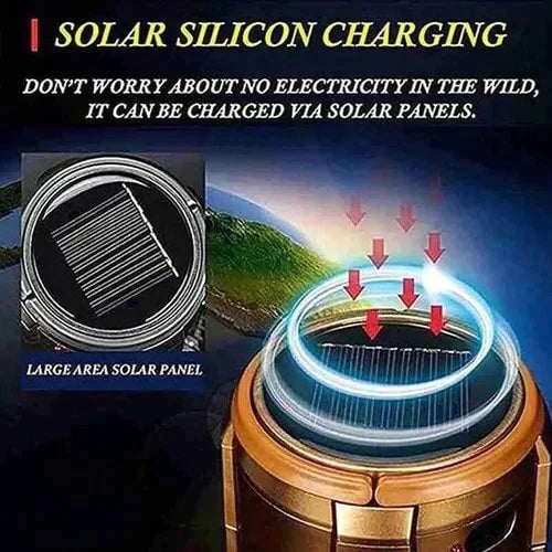 🔥🎁Hot Sale 49% OFF🎁🔥Portable LED Camping Lantern With Fan