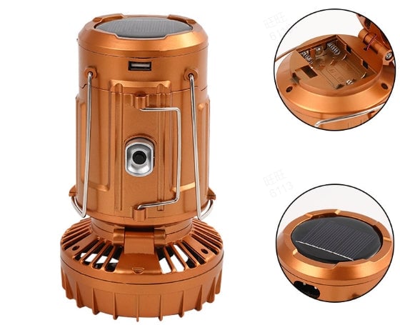 🔥🎁Hot Sale 49% OFF🎁🔥Portable LED Camping Lantern With Fan