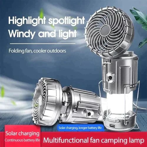 🔥🎁Hot Sale 49% OFF🎁🔥Portable LED Camping Lantern With Fan