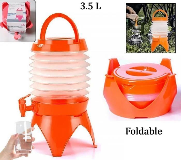 Collapsible Water Bucket with Spout