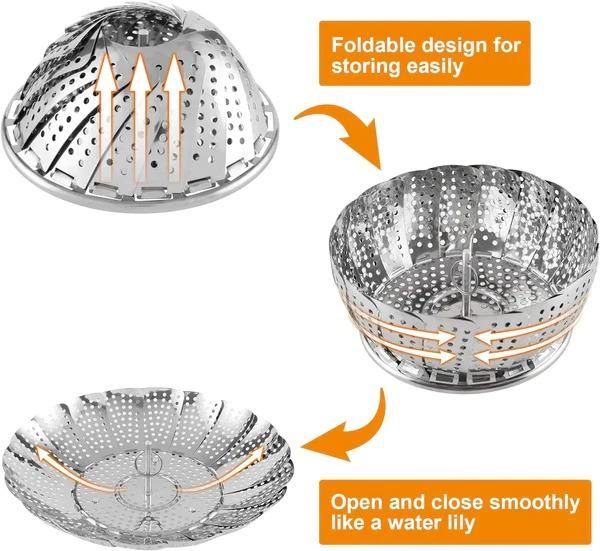 🔥Germany Folding Steamer Basket🔥