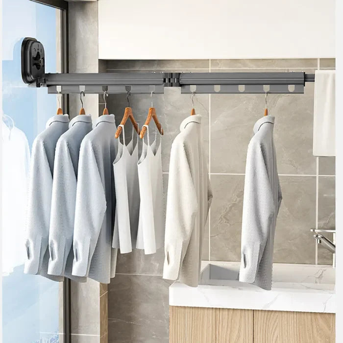 Window Hidden Drying Hanger Rack