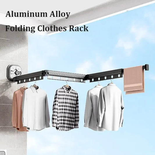 Window Hidden Drying Hanger Rack